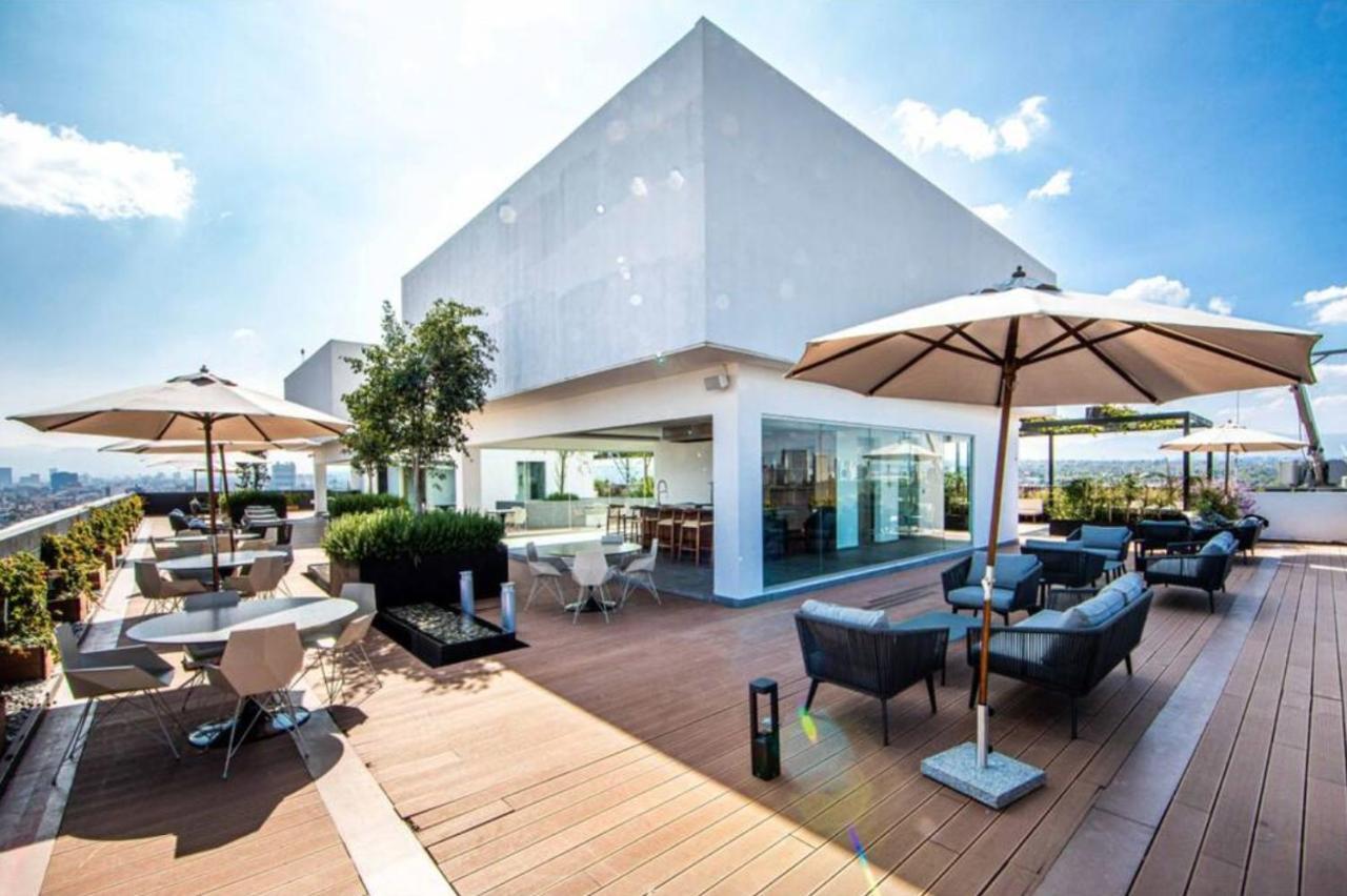 Lovely & Spacious Apartment With Pool & Gym In La Condesa - Icon Meksyk Zewnętrze zdjęcie